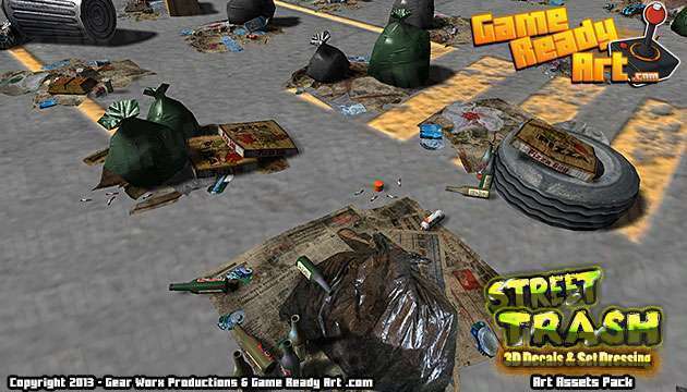 Street Trash – 3D Decals & Set Dressing Screenshot {loop_index}