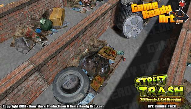 Street Trash – 3D Decals & Set Dressing Screenshot {loop_index}