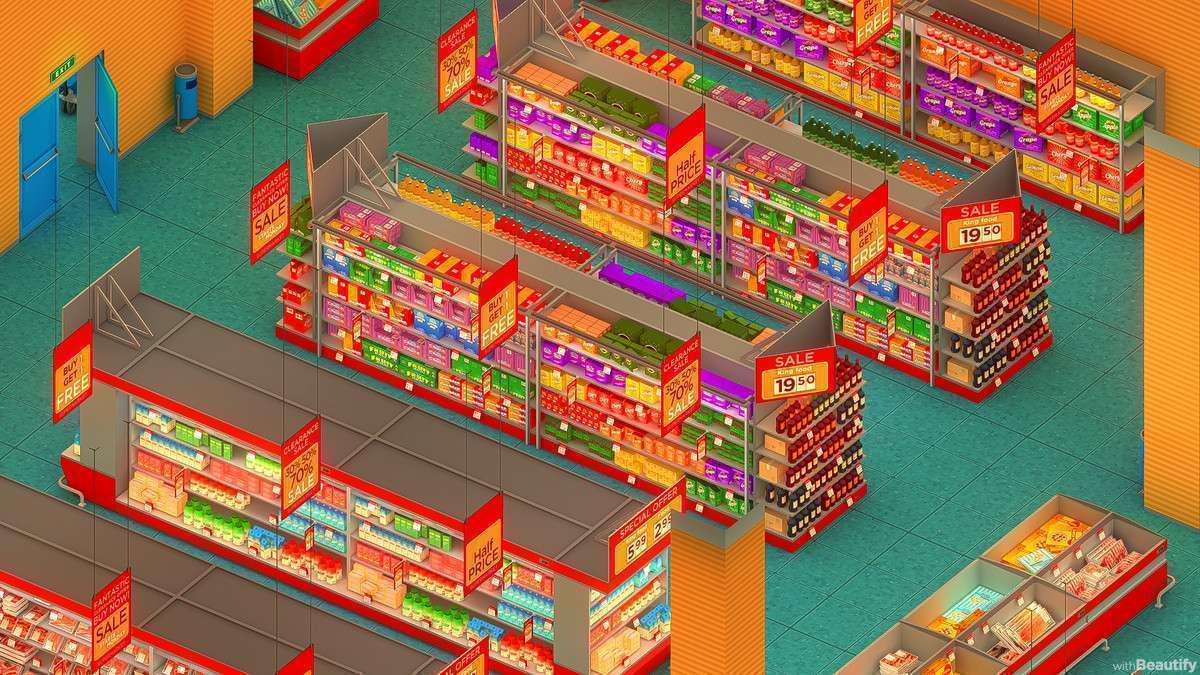 Supermarket Interior Screenshot {loop_index}