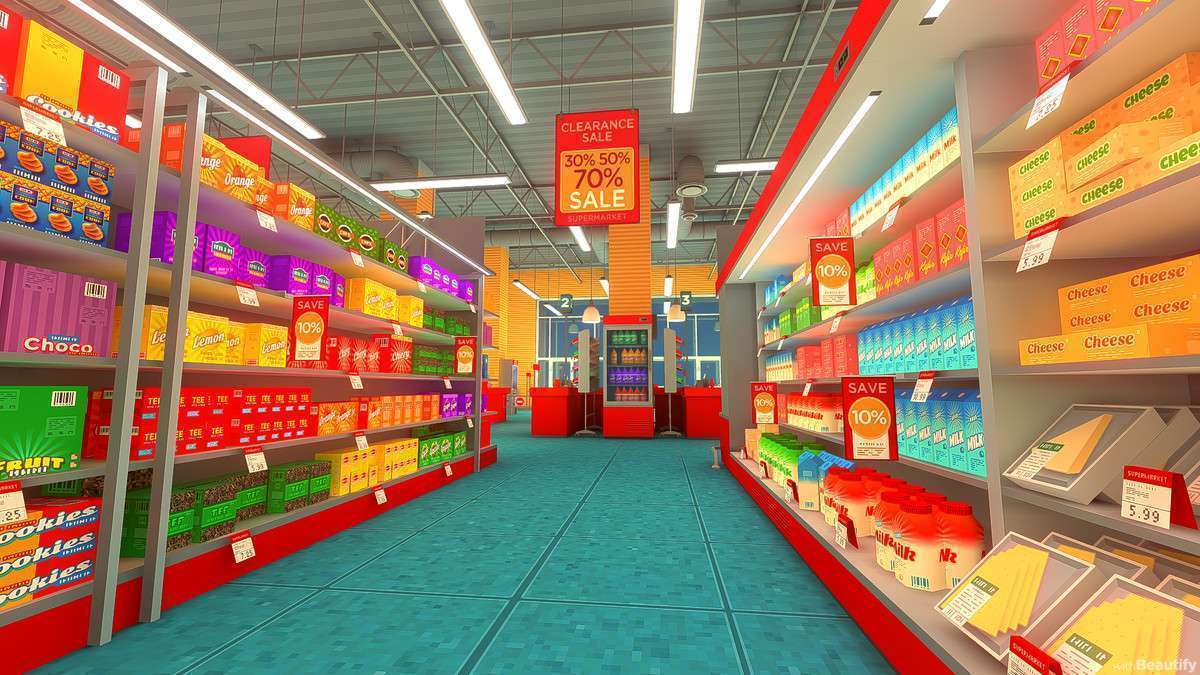 Supermarket Interior Screenshot {loop_index}