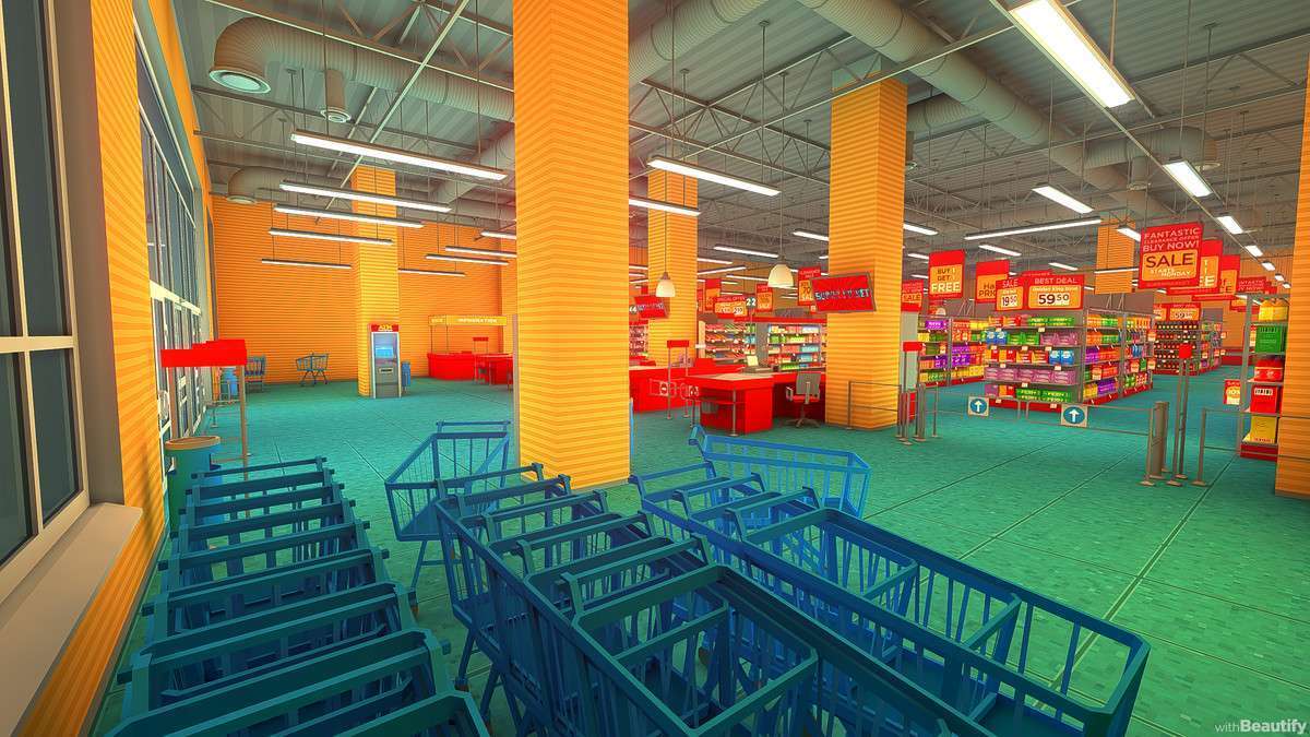 Supermarket Interior Screenshot {loop_index}