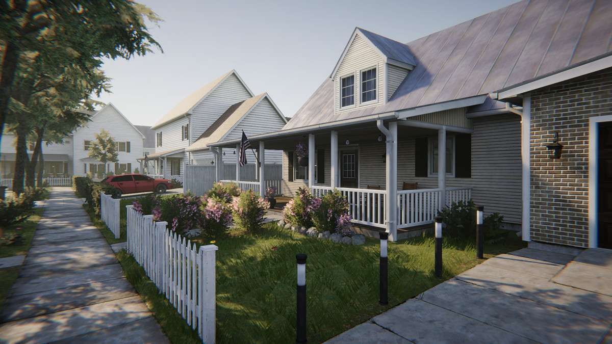 Suburb Neighborhood House Pack (Modular) Screenshot {loop_index}