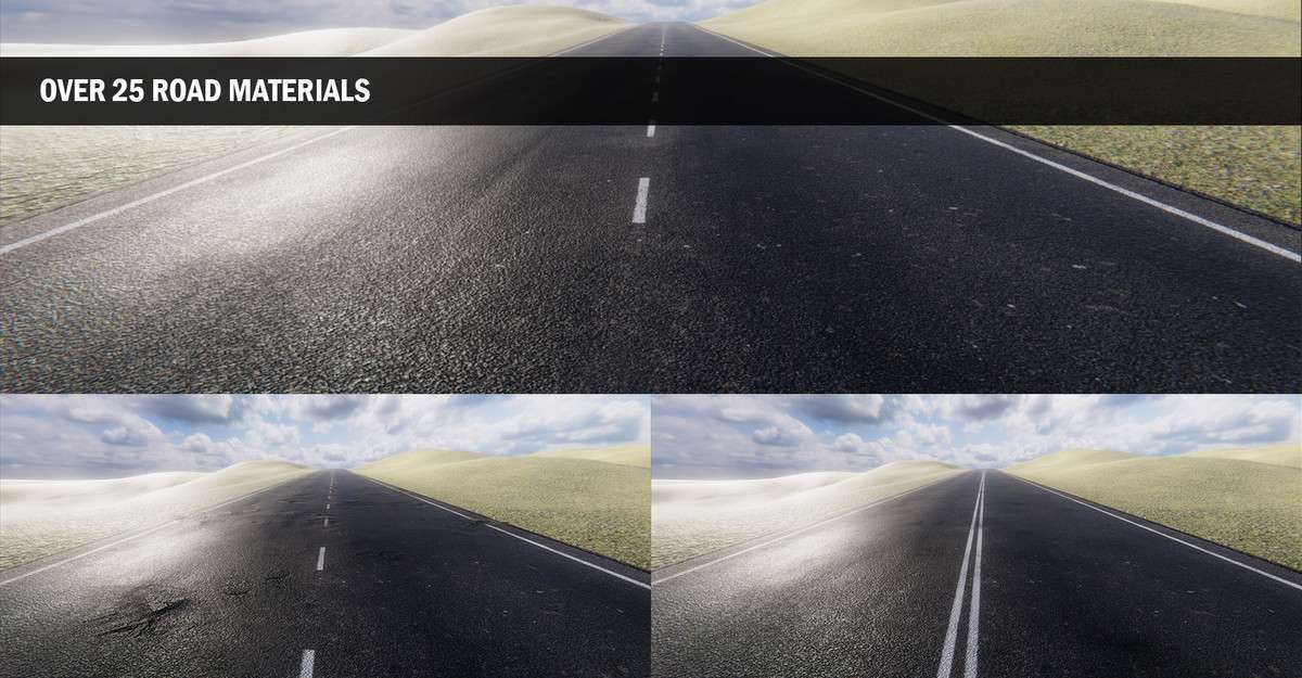 EasyRoads3D Pro Add On – HD Roads Screenshot {loop_index}