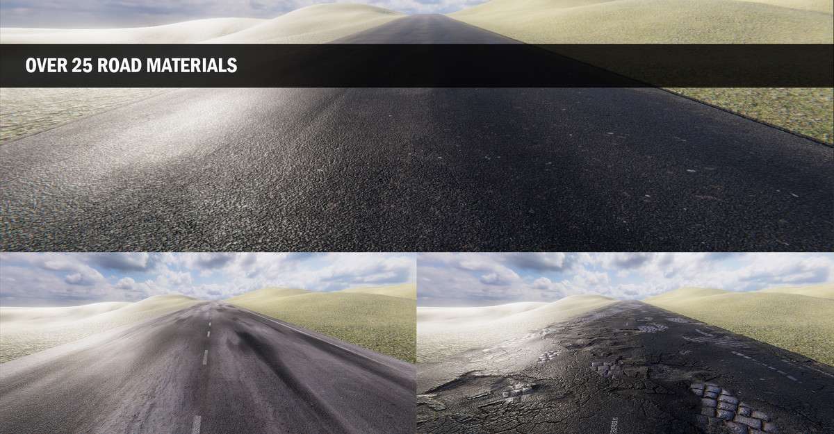 EasyRoads3D Pro Add On – HD Roads Screenshot {loop_index}