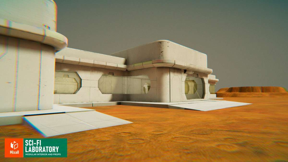 Sci-fi laboratory – modular interior and props Screenshot {loop_index}