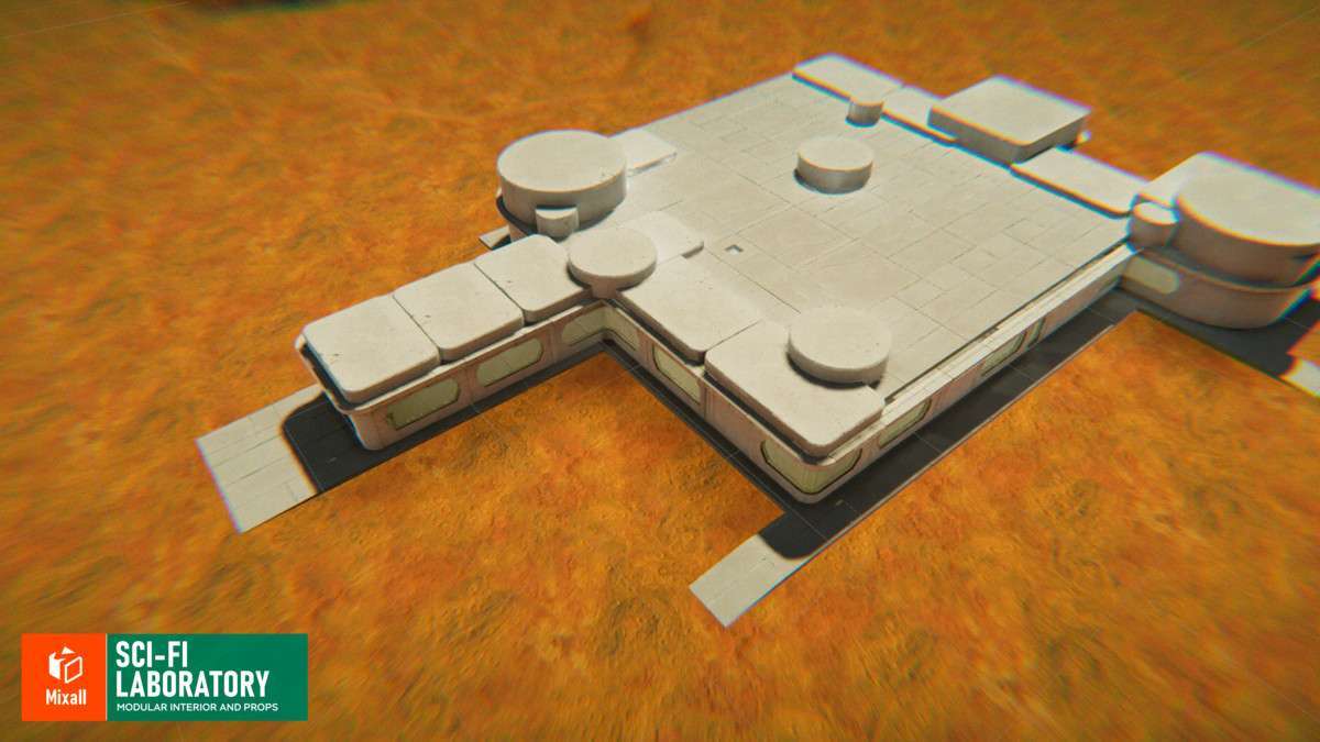 Sci-fi laboratory – modular interior and props Screenshot {loop_index}