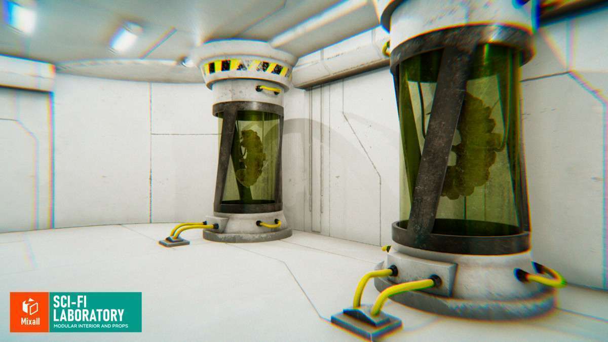 Sci-fi laboratory – modular interior and props Screenshot {loop_index}