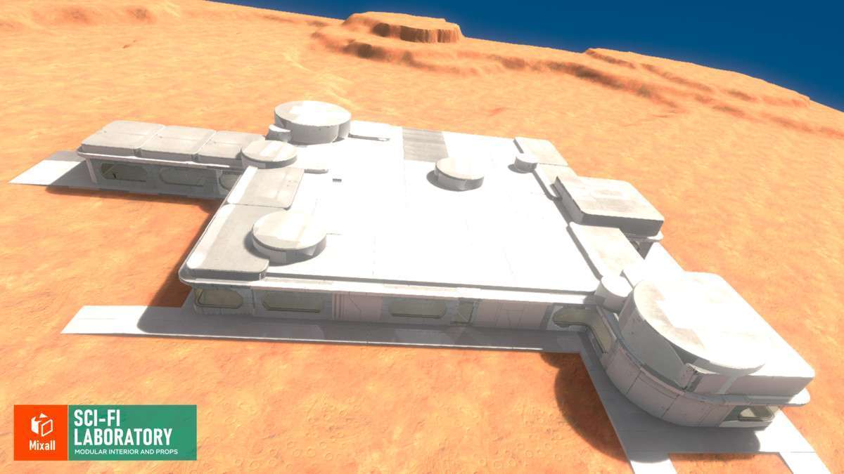 Sci-fi laboratory – modular interior and props Screenshot {loop_index}