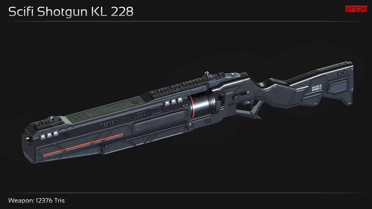 Scifi Shotgun Collection Screenshot {loop_index}