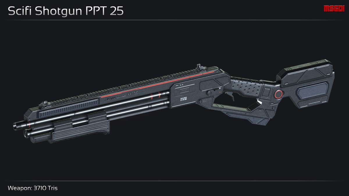 Scifi Shotgun Collection Screenshot {loop_index}