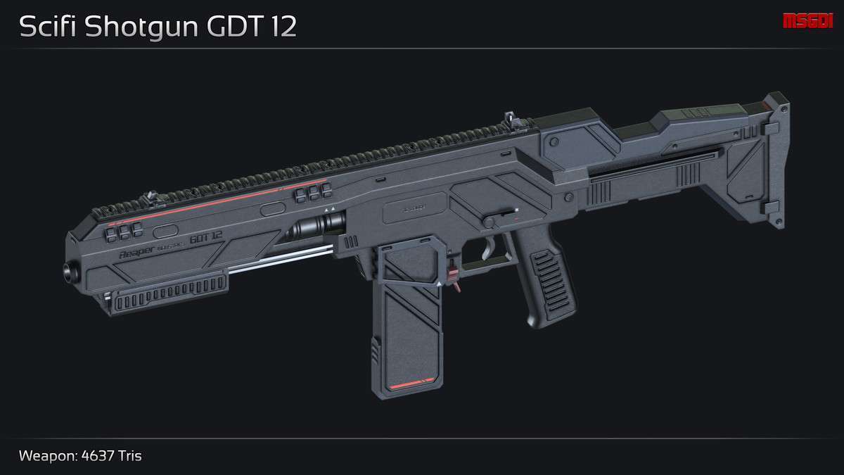 Scifi Shotgun Collection Screenshot {loop_index}