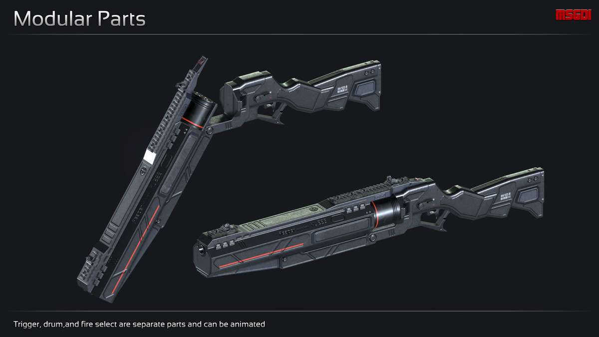 Scifi Shotgun Collection Screenshot {loop_index}