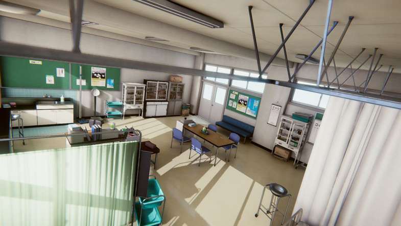 Japanese School Infirmary Screenshot {loop_index}