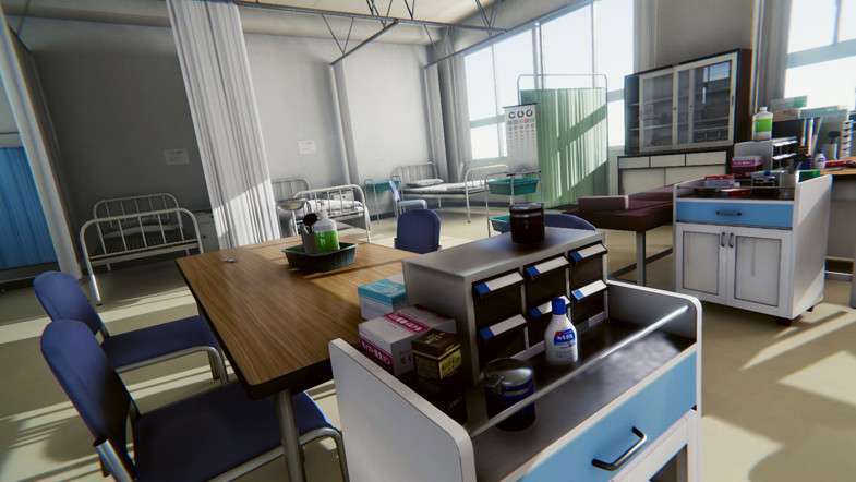 Japanese School Infirmary Screenshot {loop_index}