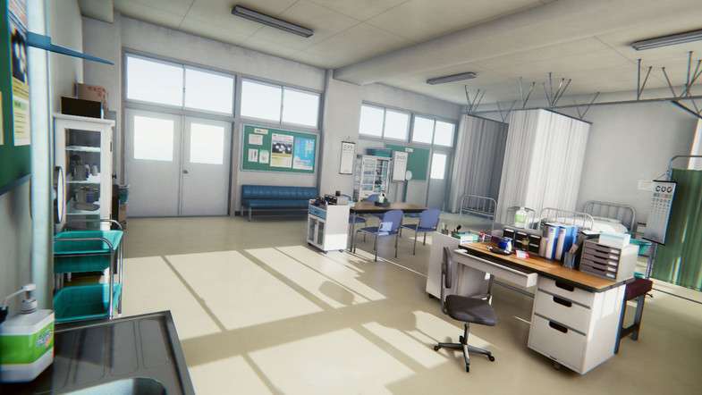 Japanese School Infirmary Screenshot {loop_index}