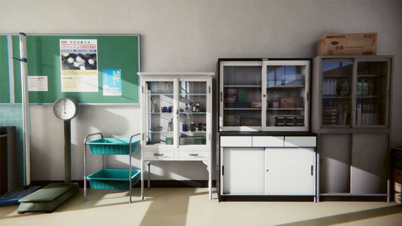 Japanese School Infirmary Screenshot {loop_index}