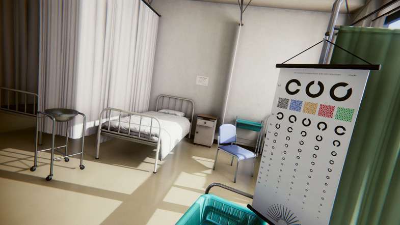 Japanese School Infirmary Screenshot {loop_index}