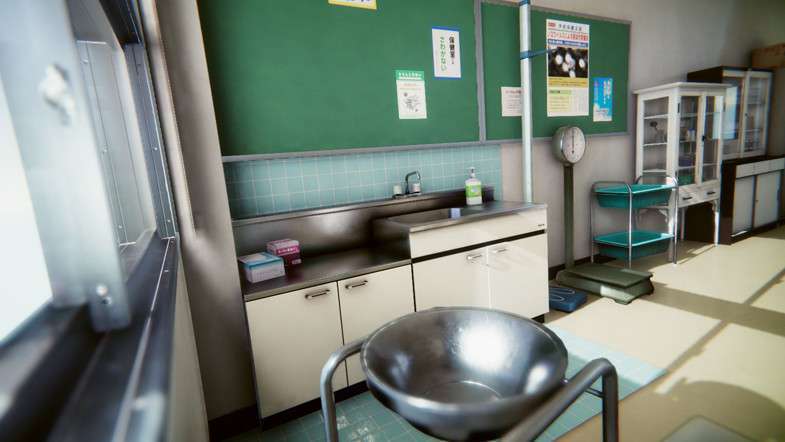 Japanese School Infirmary Screenshot {loop_index}