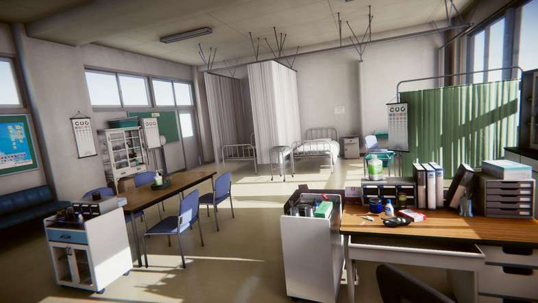 Japanese School Infirmary Screenshot {loop_index}