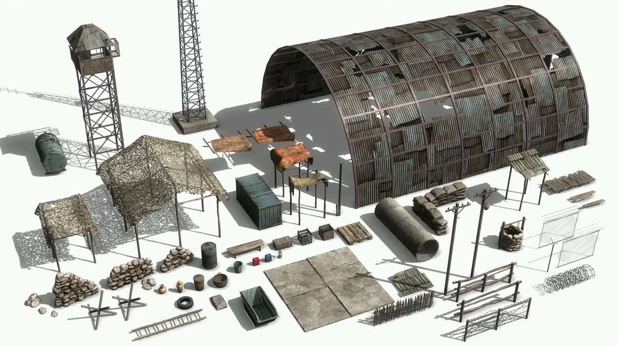 Military Desert Outpost Screenshot {loop_index}