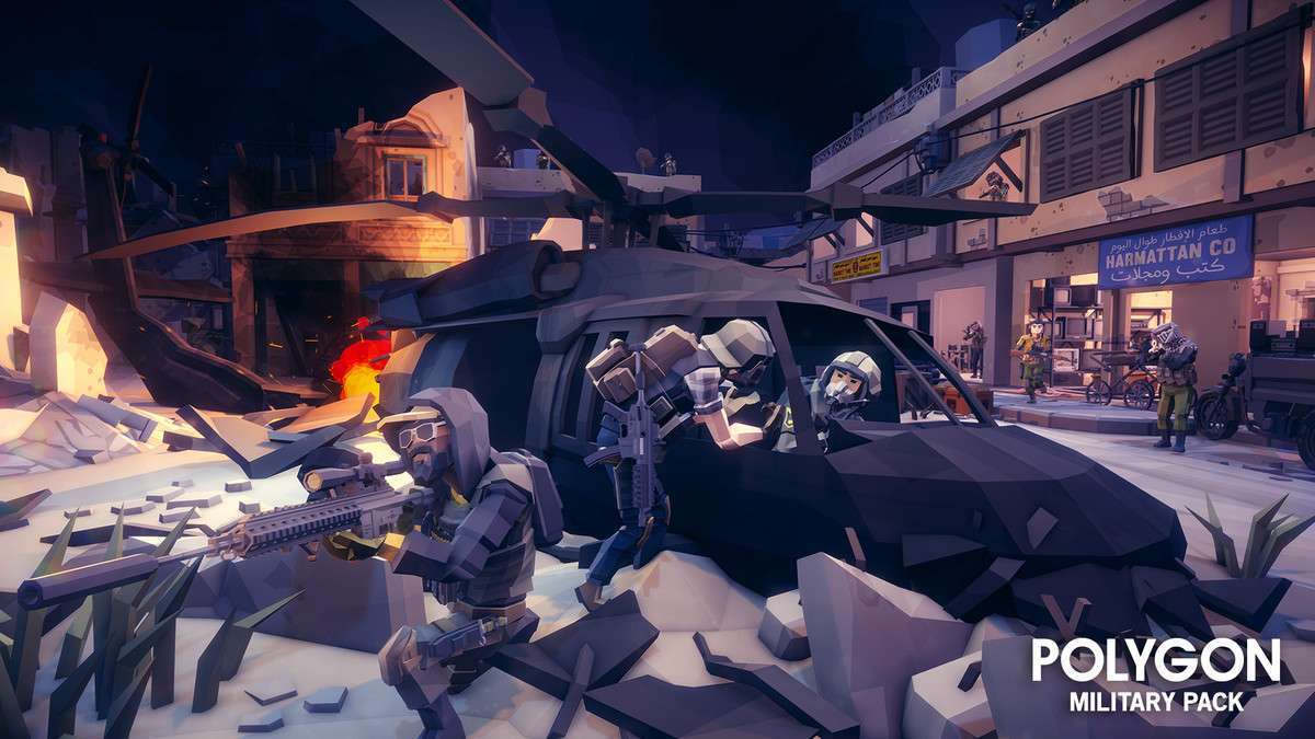 POLYGON – Military Pack – Art by Synty Screenshot {loop_index}