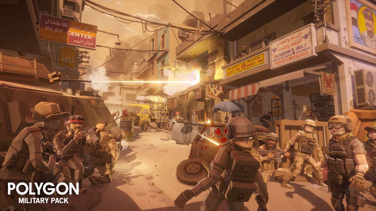 POLYGON – Military Pack – Art by Synty Screenshot {loop_index}