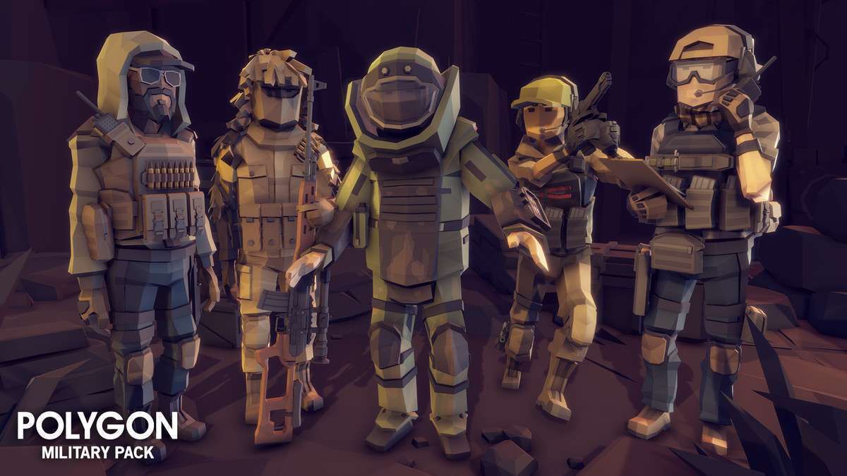 POLYGON – Military Pack – Art by Synty Screenshot {loop_index}