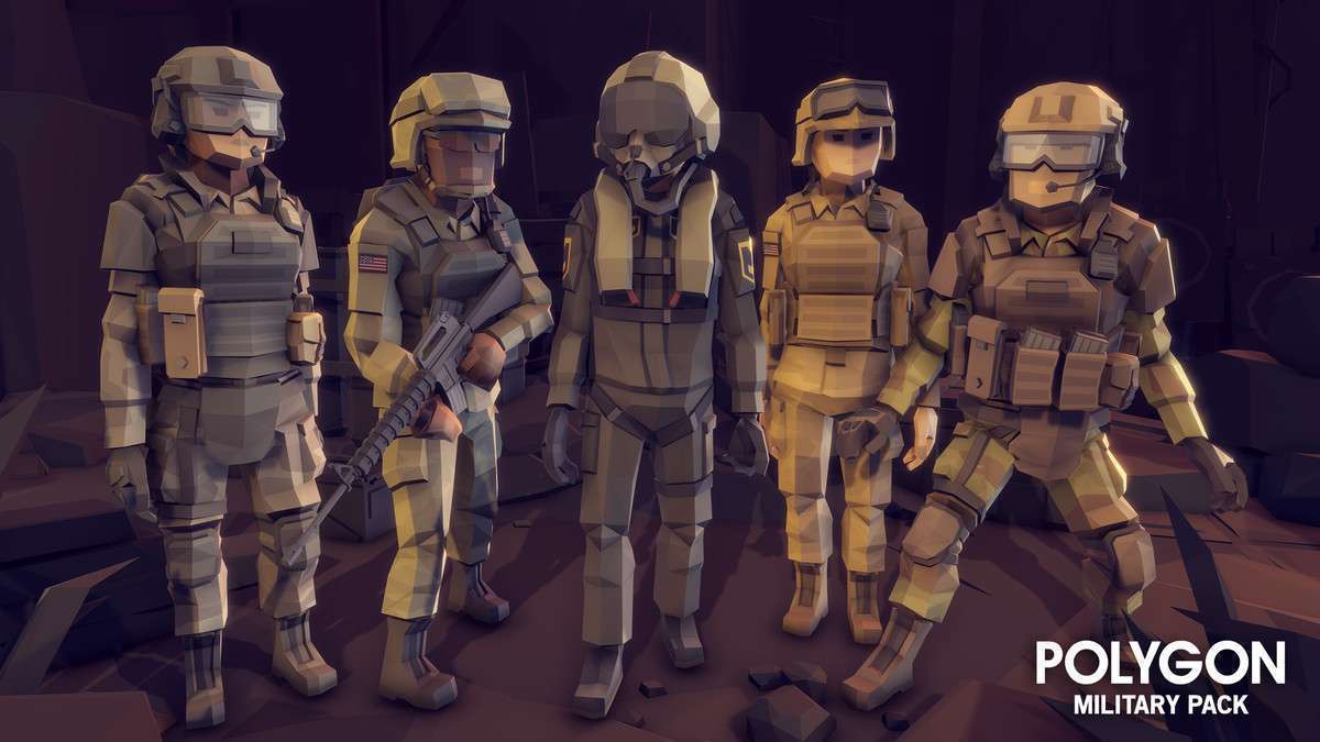 POLYGON – Military Pack – Art by Synty Screenshot {loop_index}