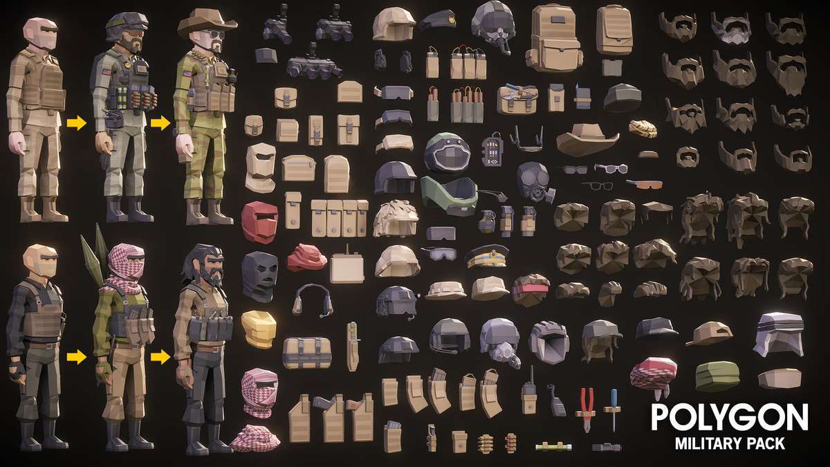 POLYGON – Military Pack – Art by Synty Screenshot {loop_index}
