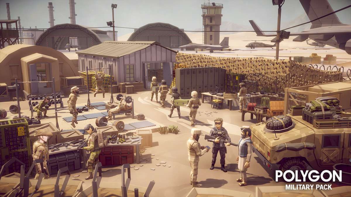 POLYGON – Military Pack – Art by Synty Screenshot {loop_index}