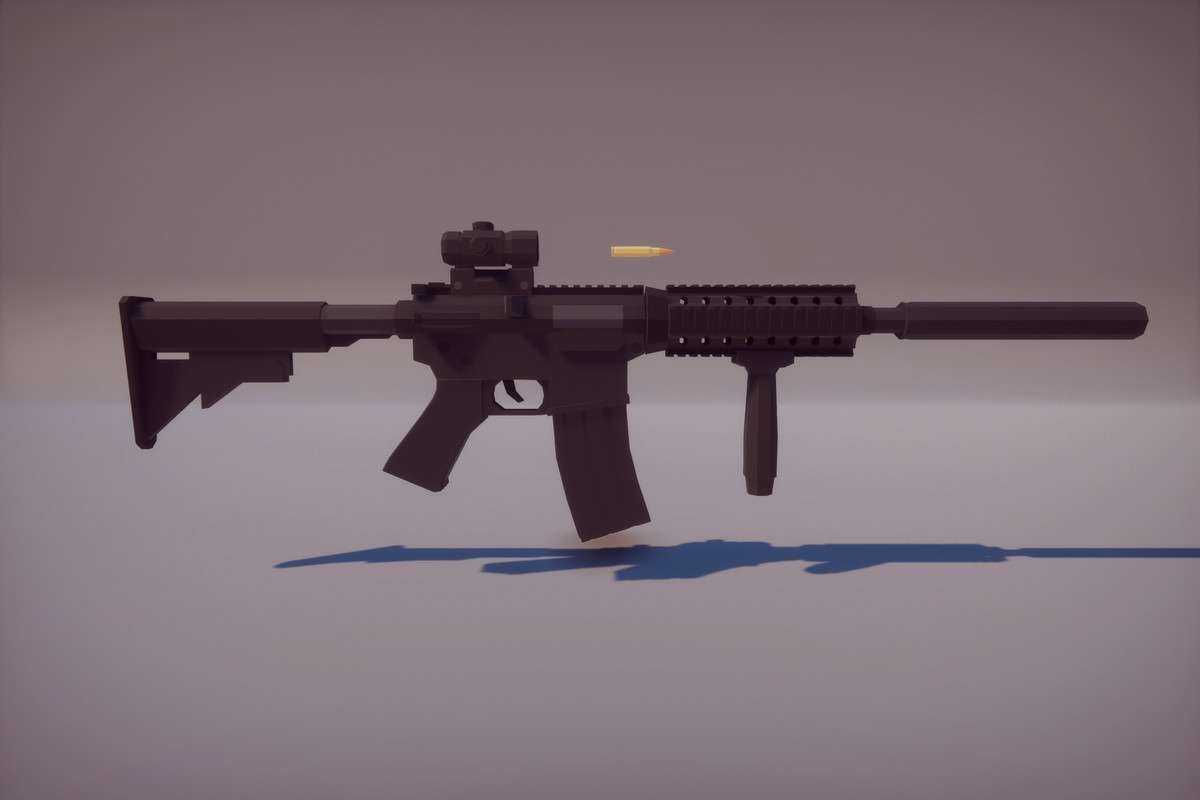 Low Poly FPS Weapons Pack Screenshot {loop_index}