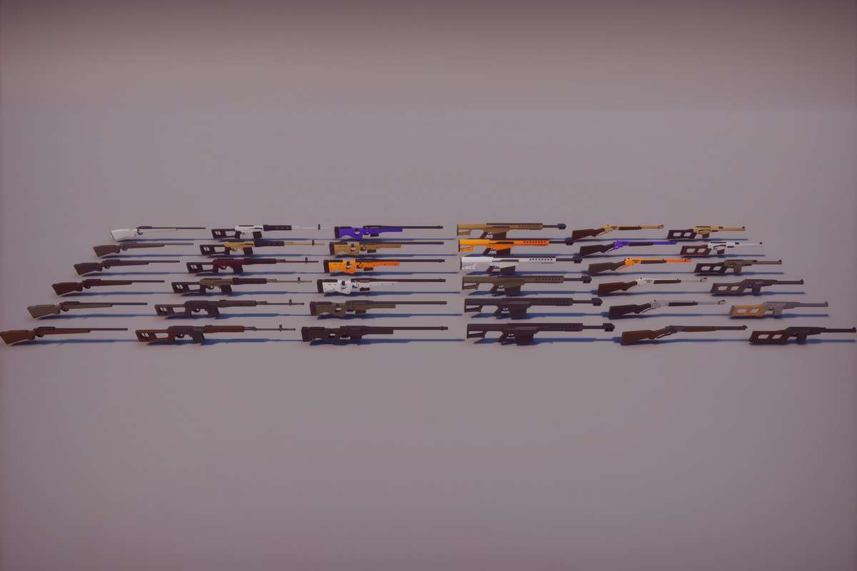Low Poly FPS Weapons Pack Screenshot {loop_index}