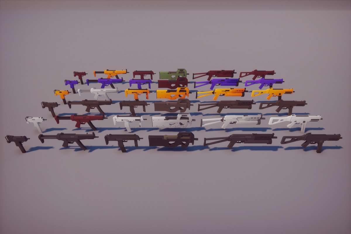 Low Poly FPS Weapons Pack Screenshot {loop_index}