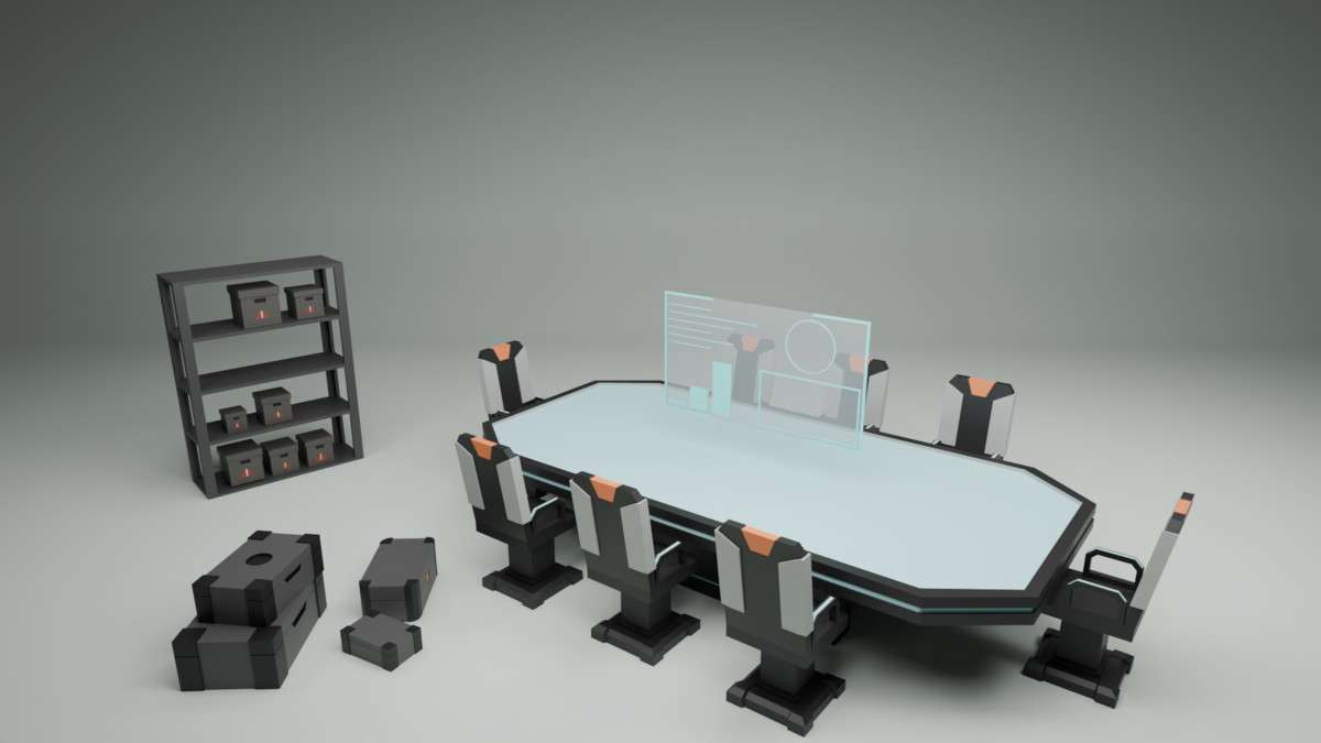 Low Poly Sci-Fi Modular Pack Screenshot {loop_index}