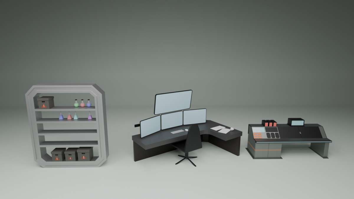 Low Poly Sci-Fi Modular Pack Screenshot {loop_index}
