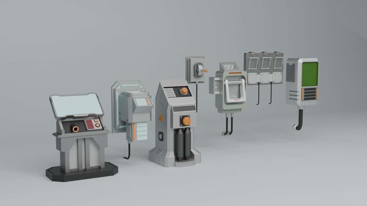 Low Poly Sci-Fi Modular Pack Screenshot {loop_index}