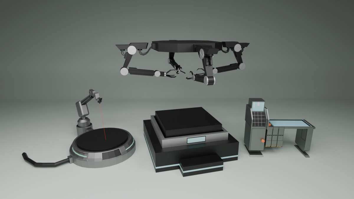 Low Poly Sci-Fi Modular Pack Screenshot {loop_index}