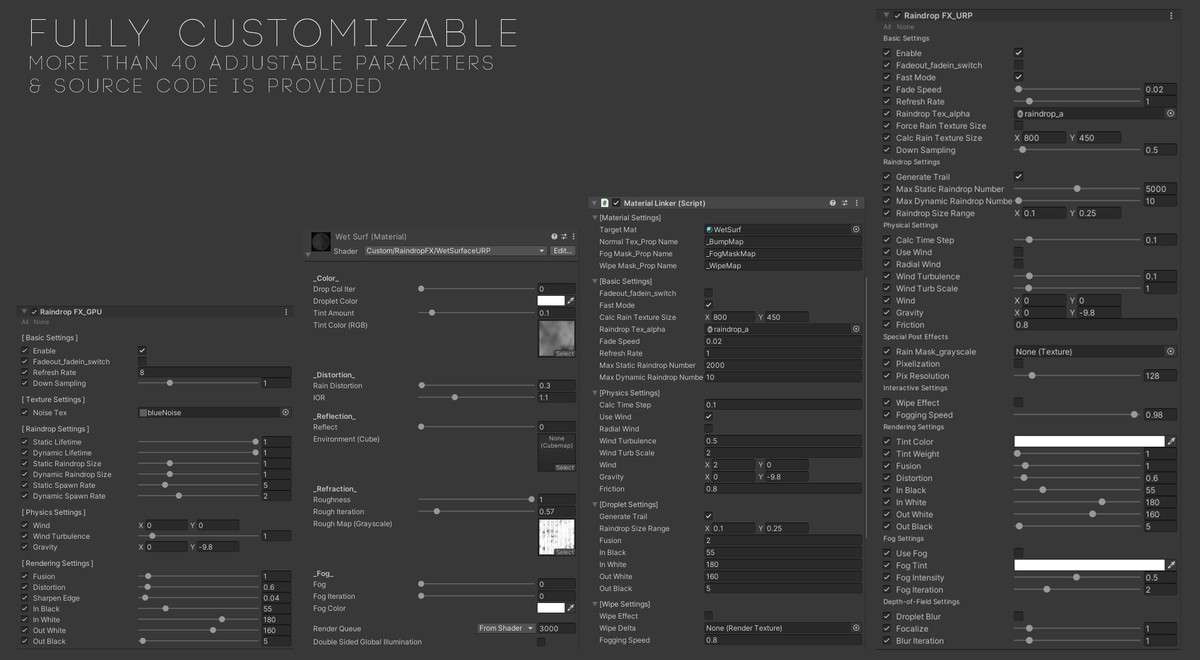 RaindropFX Pro URP 1.8 Screenshot {loop_index}