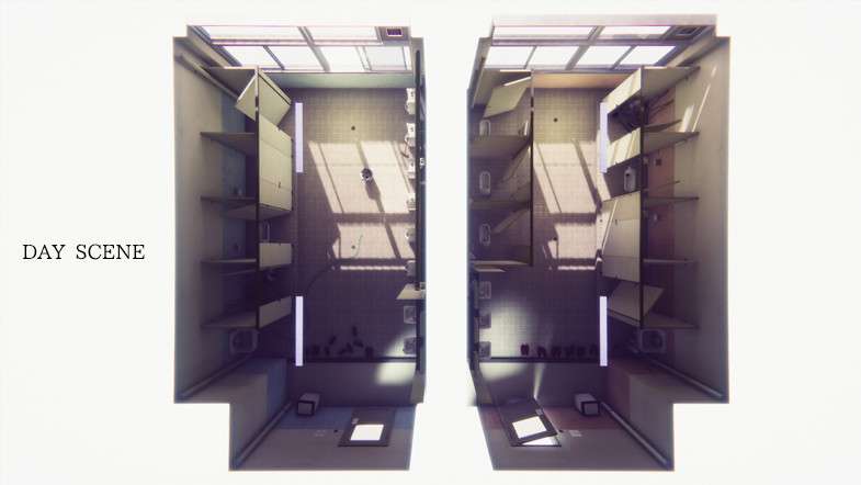 Japanese School Restroom Screenshot {loop_index}