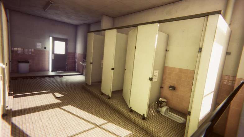 Japanese School Restroom Screenshot {loop_index}