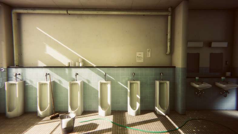 Japanese School Restroom Screenshot {loop_index}