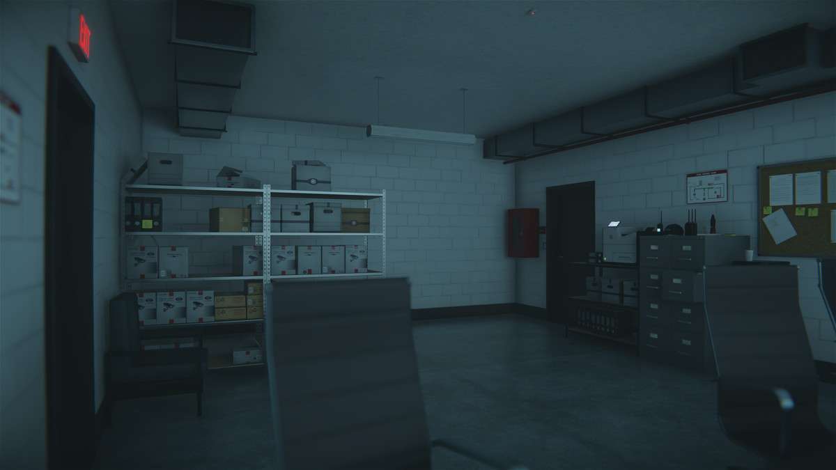 QA Office and Security Room Screenshot {loop_index}