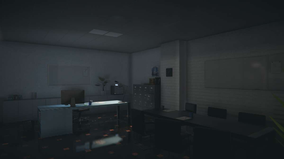 QA Office and Security Room Screenshot {loop_index}