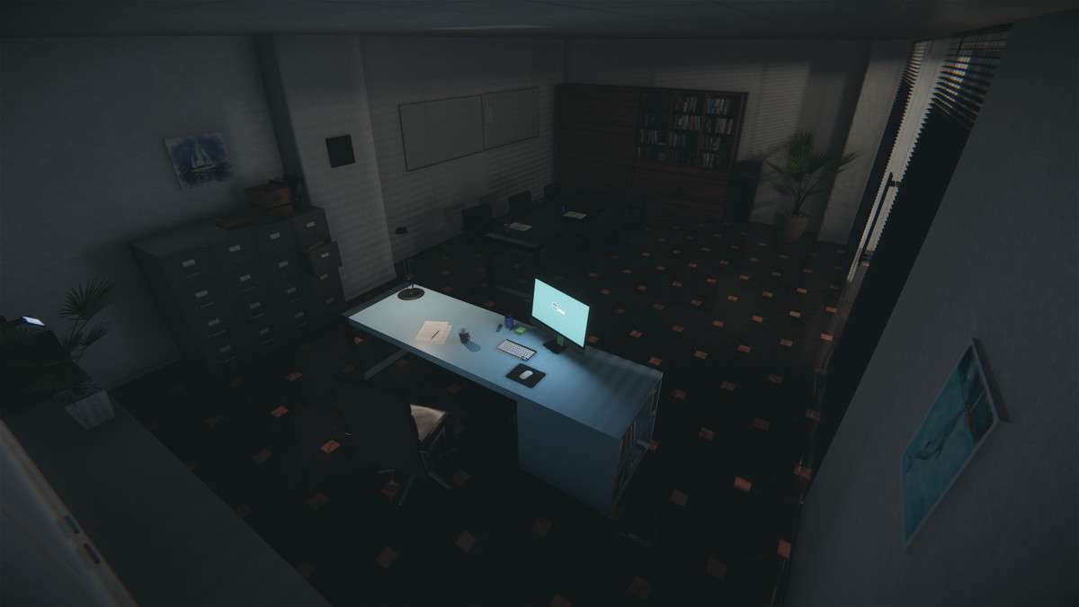 QA Office and Security Room Screenshot {loop_index}