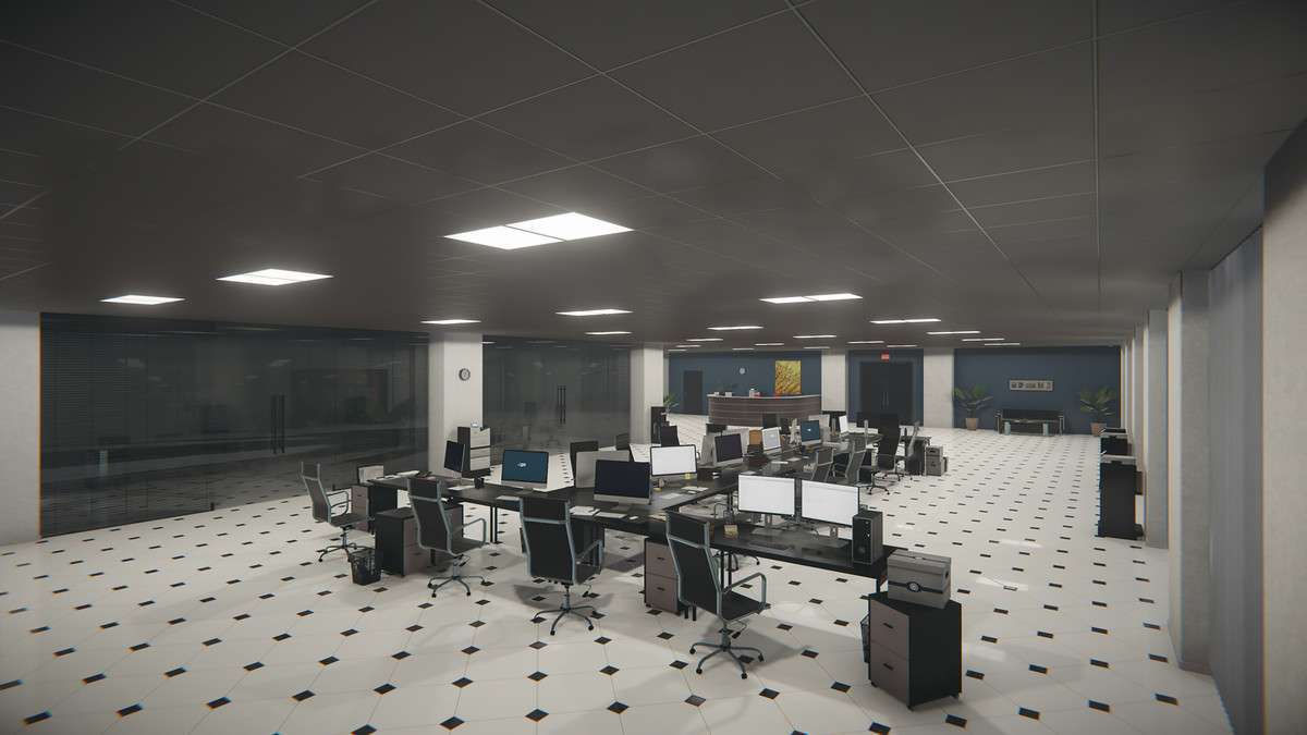 QA Office and Security Room Screenshot {loop_index}