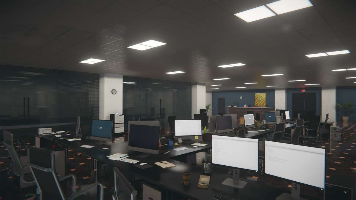 QA Office and Security Room Screenshot {loop_index}