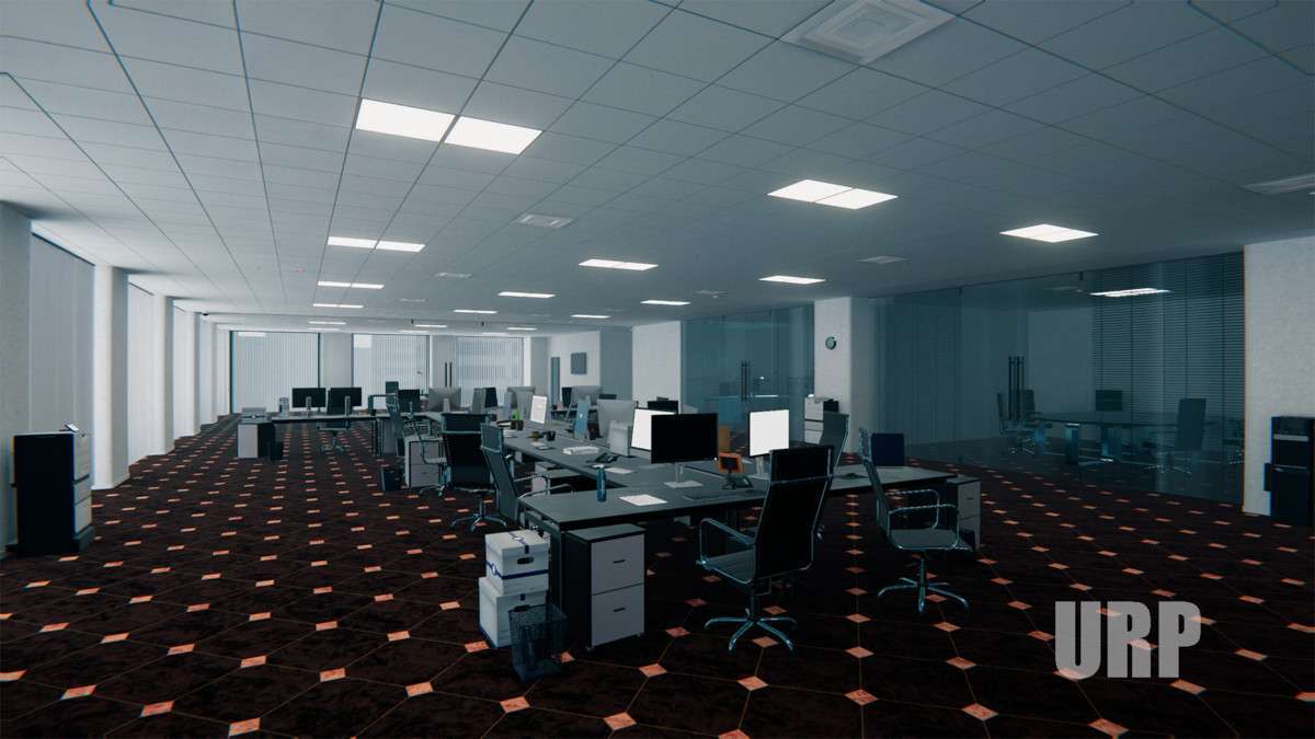 QA Office and Security Room Screenshot {loop_index}