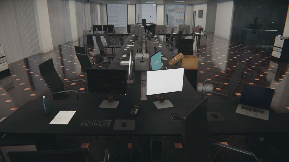 QA Office and Security Room Screenshot {loop_index}