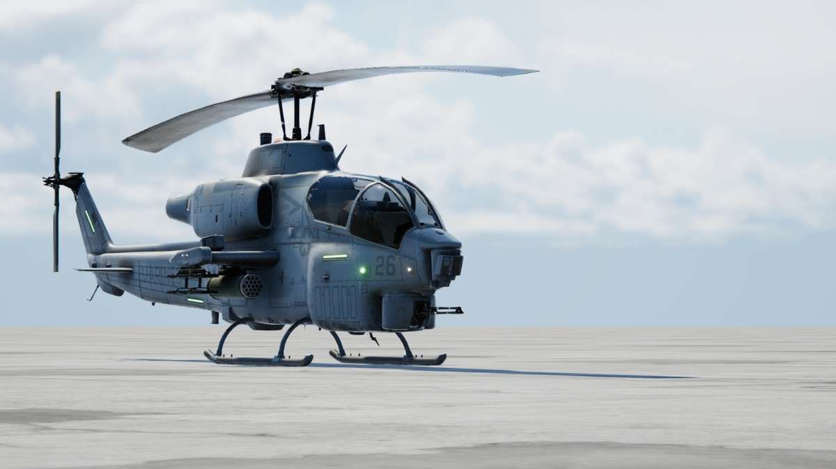 PBR Helicopter AH-1W SuperCobra Screenshot {loop_index}