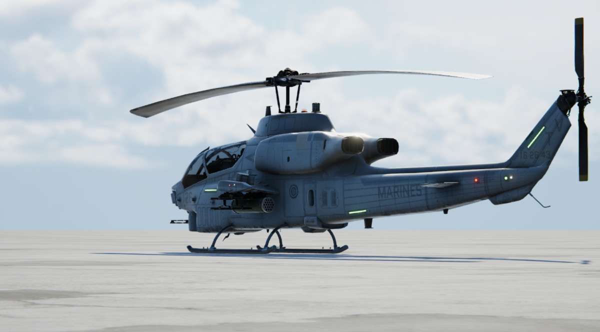 PBR Helicopter AH-1W SuperCobra Screenshot {loop_index}